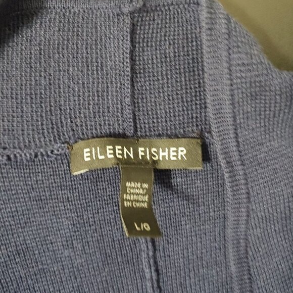 Eileen Fisher Silk And Organic Cotton Cardigan - Picture 6 of 7